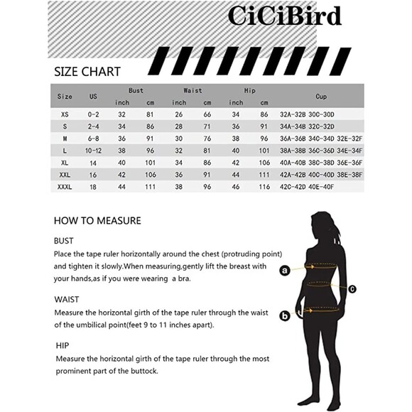 CiCiBird Womens Tie Dye Bikini Sz M - Picture 4 of 4